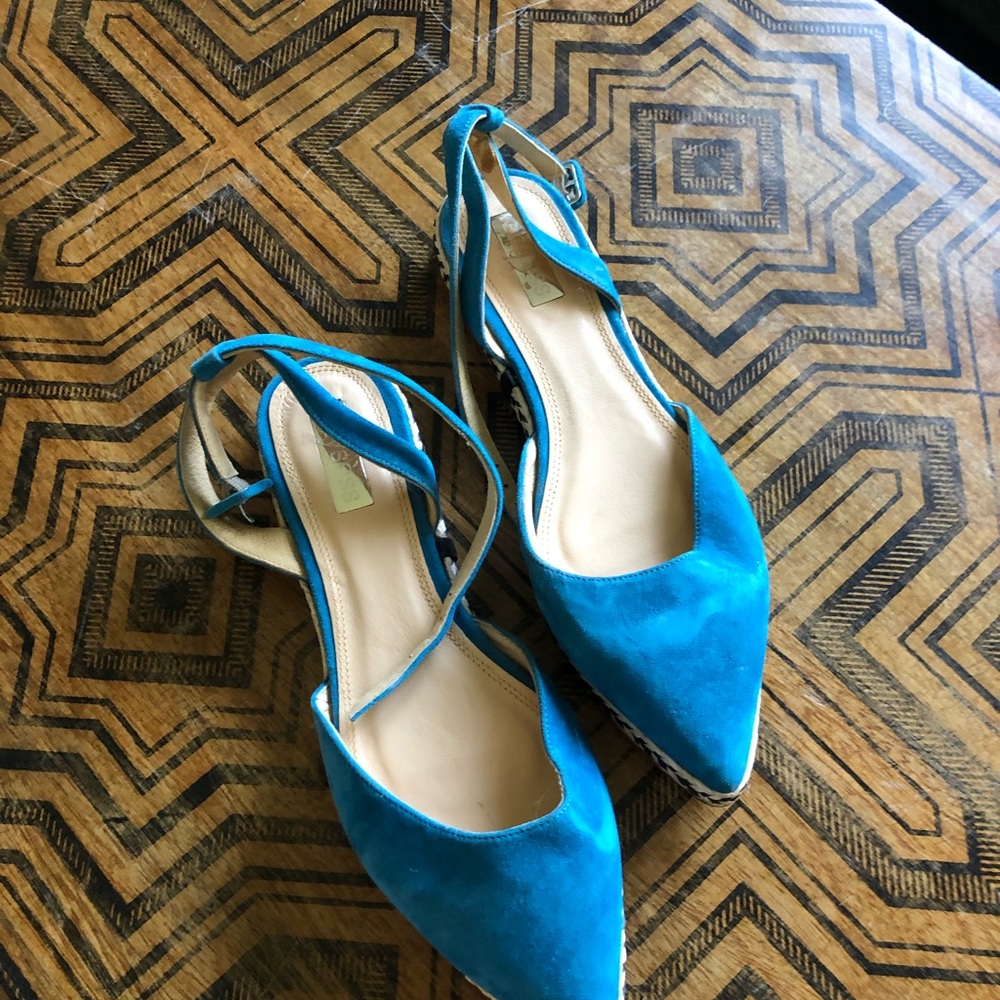 Elysess shoes 39 suede spain Anthtopologie